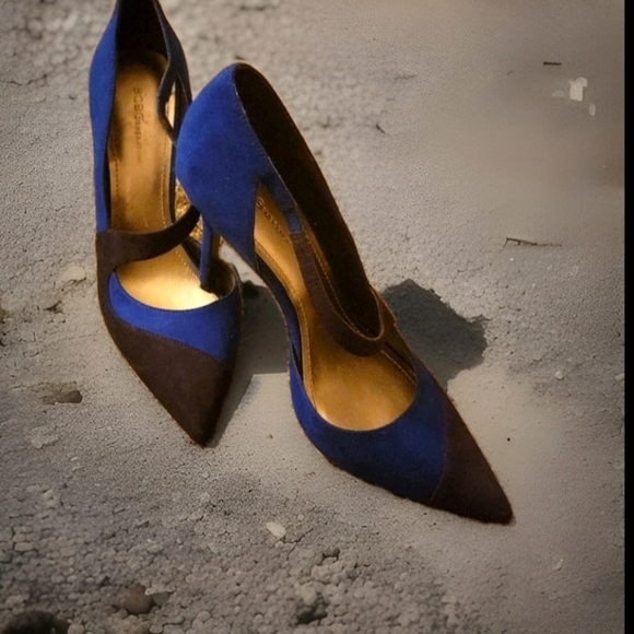 BCBGeneration Shoes - BCBGENERATION Two-tone blue suede heals size 10
